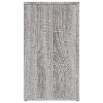 Dressoir 80X30X54 Cm Bewerkt Hout Grijs Sonoma Eikenkleurig