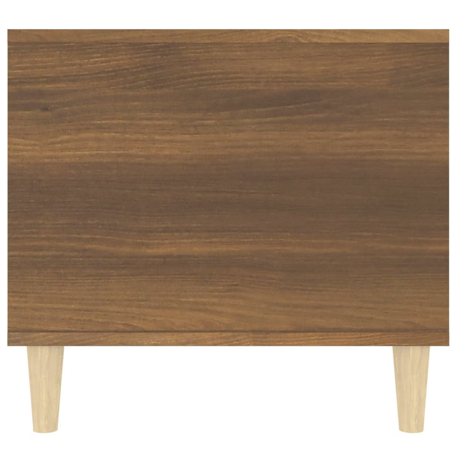 Salontafel 90X49X45 Cm Bewerkt Hout Bruineiken bruin eikenkleur