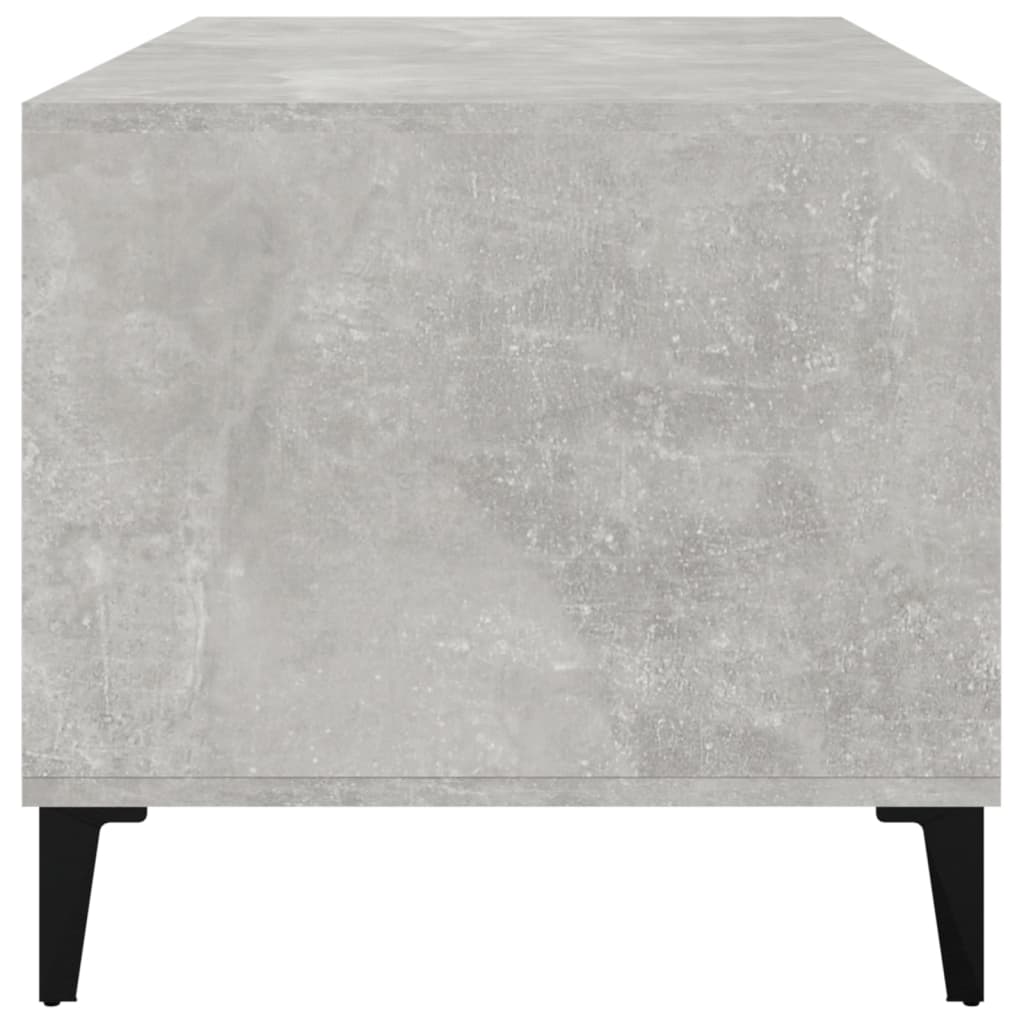 Salontafel 90X49X45 Cm Bewerkt Hout Betongrijs