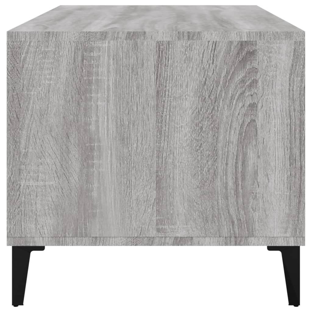 Salontafel 90X49X45 Cm Bewerkt Hout Grijs sonoma