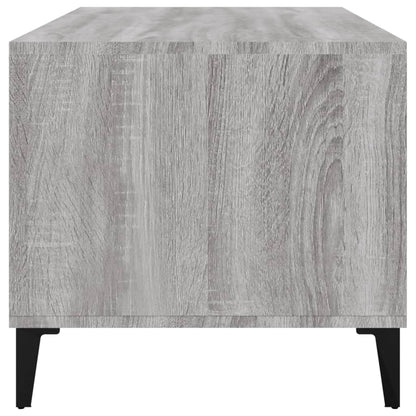 Salontafel 90X49X45 Cm Bewerkt Hout Grijs sonoma