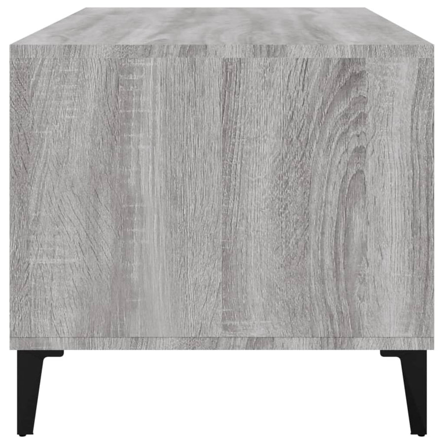 Salontafel 90X49X45 Cm Bewerkt Hout Grijs sonoma