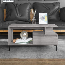 Salontafel 90X49X45 Cm Bewerkt Hout Grijs sonoma