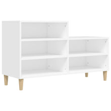Schoenenkast 102X36X60 Cm Bewerkt Hout Wit
