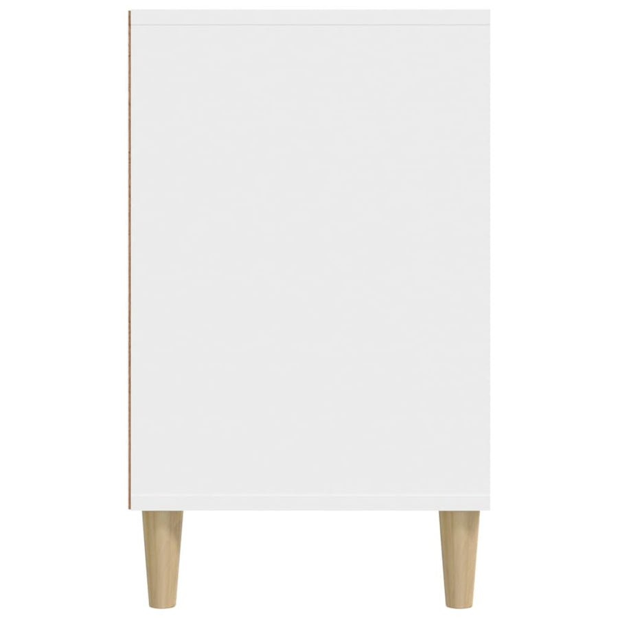 Schoenenkast 102X36X60 Cm Bewerkt Hout Wit
