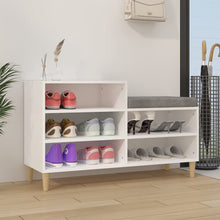Schoenenkast 102X36X60 Cm Bewerkt Hout Wit