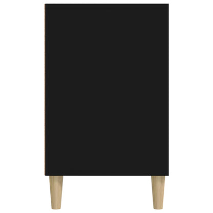Schoenenkast 02X36X60 Cm Bewerkt Hout Zwart