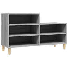 Schoenenkast 102X36X60 Cm Bewerkt Hout Sonoma Grijs