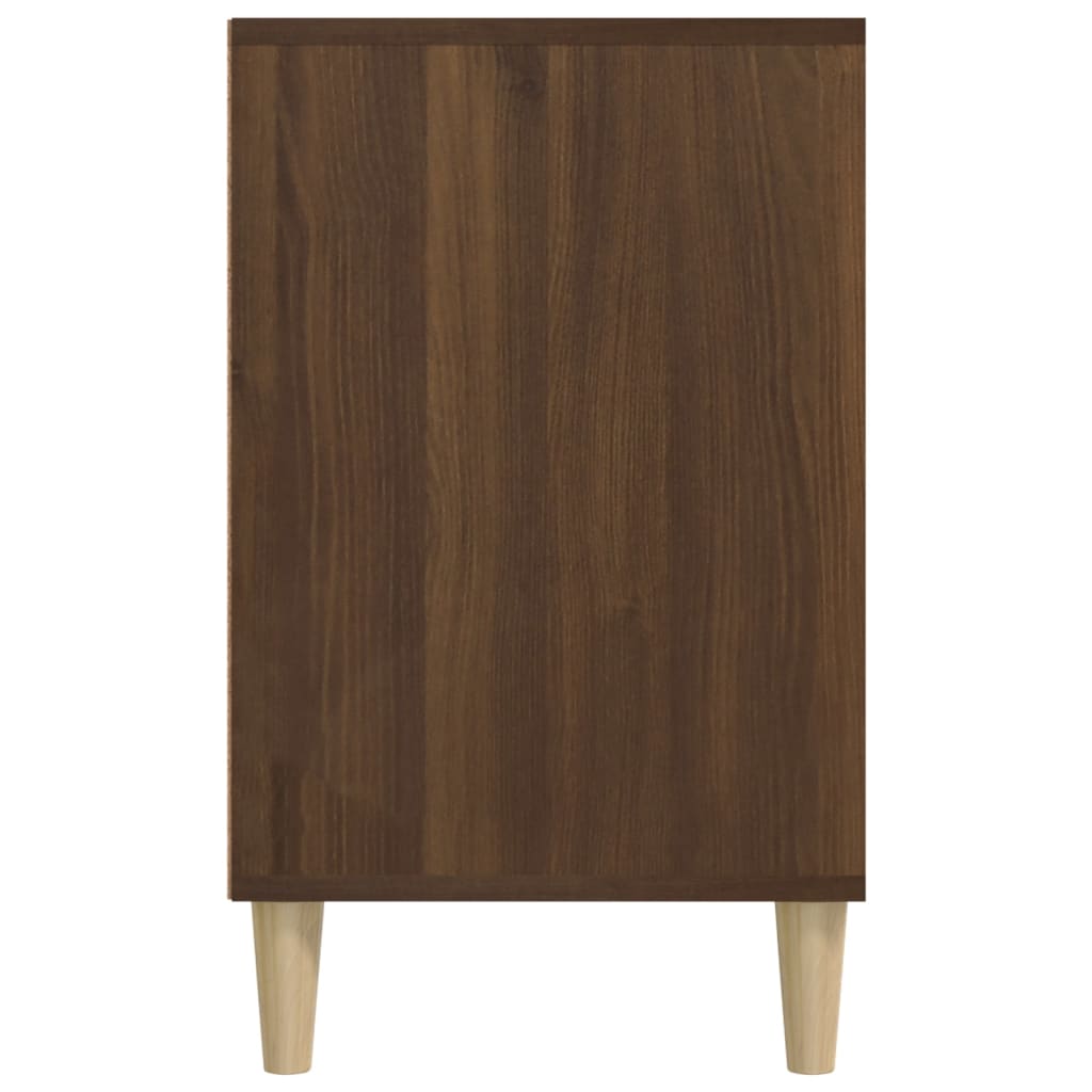 Schoenenkast 02X36X60 Cm Bewerkt Hout Bruin Eikenkleur Bruineiken