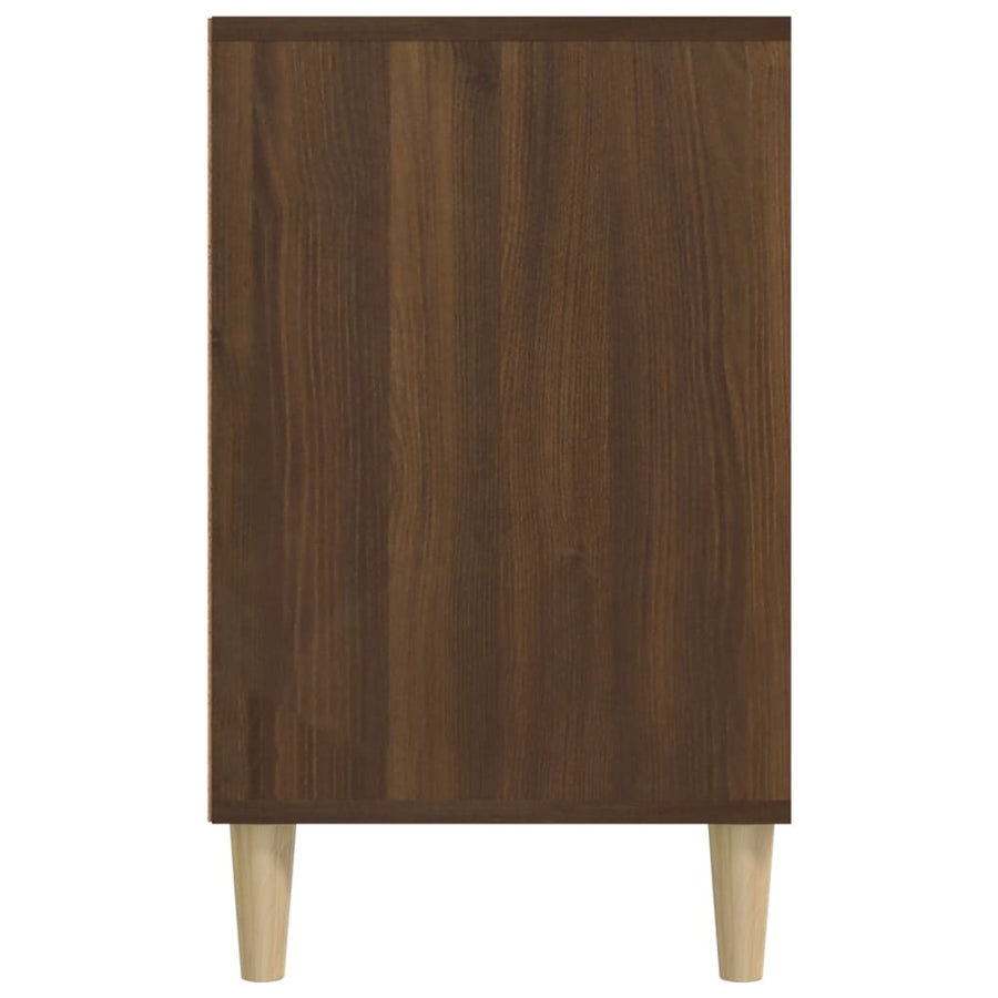 Schoenenkast 02X36X60 Cm Bewerkt Hout Bruin Eikenkleur Bruineiken