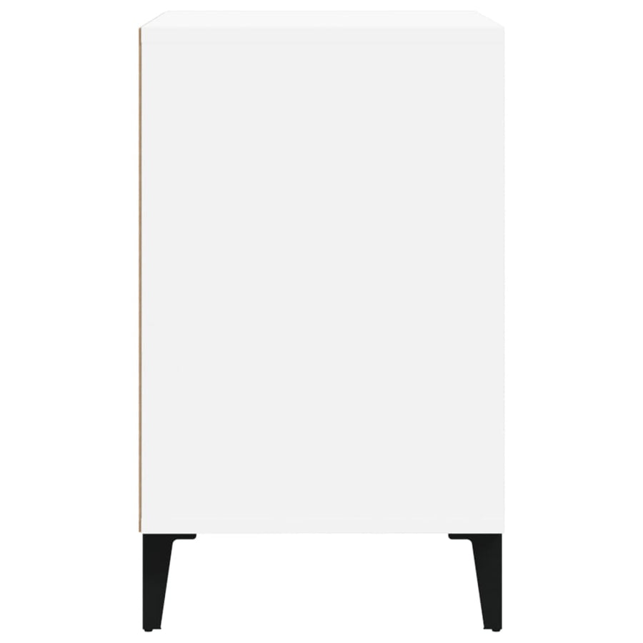 Schoenenkast 102X36X60 Cm Bewerkt Hout Hoogglans Wit