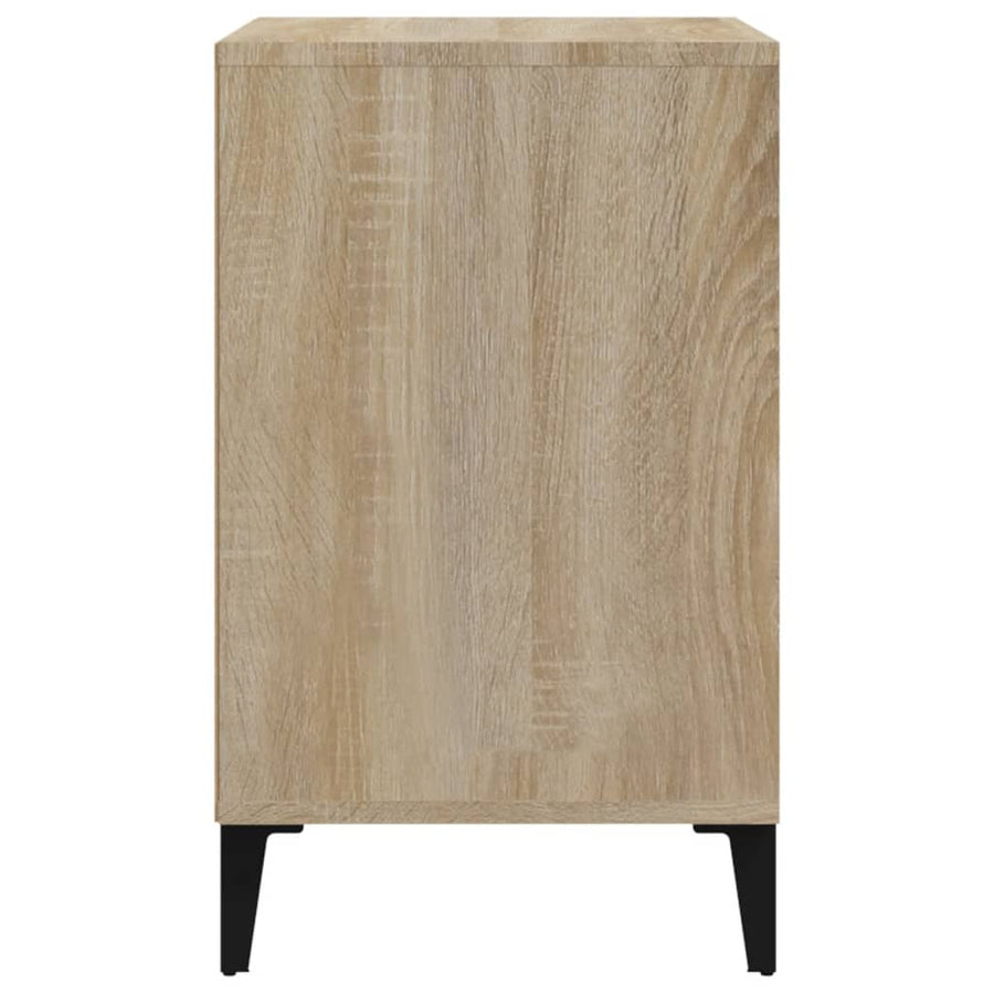 Schoenenkast 02X36X60 Cm Bewerkt Hout Kleurig Sonoma eiken