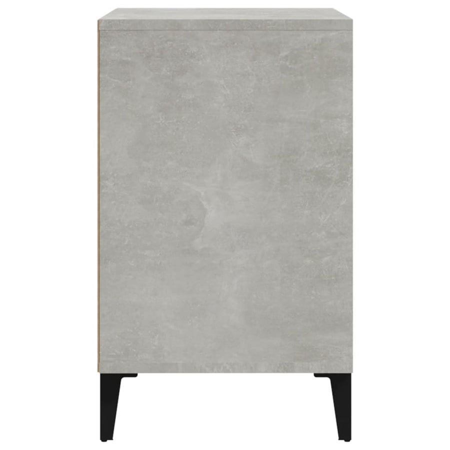 Schoenenkast 102X36X60 Cm Bewerkt Hout Betongrijs