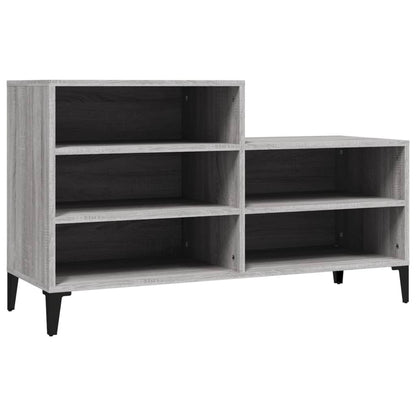 Schoenenkast 02X36X60 Cm Bewerkt Hout Sonoma Grijs Grijs sonoma