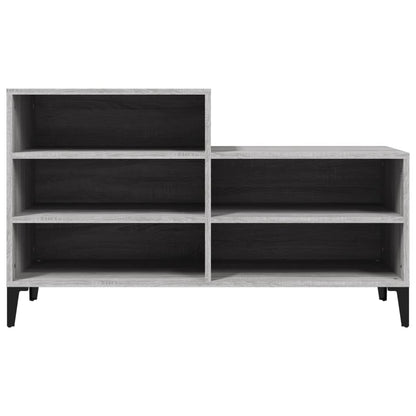 Schoenenkast 02X36X60 Cm Bewerkt Hout Sonoma Grijs Grijs sonoma