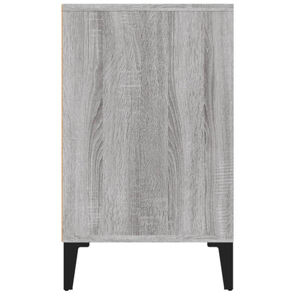 Schoenenkast 02X36X60 Cm Bewerkt Hout Sonoma Grijs Grijs sonoma