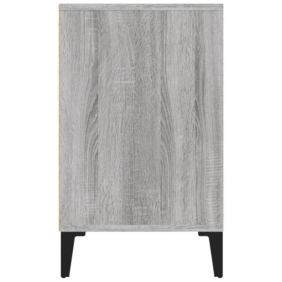 Schoenenkast 02X36X60 Cm Bewerkt Hout Sonoma Grijs Grijs sonoma