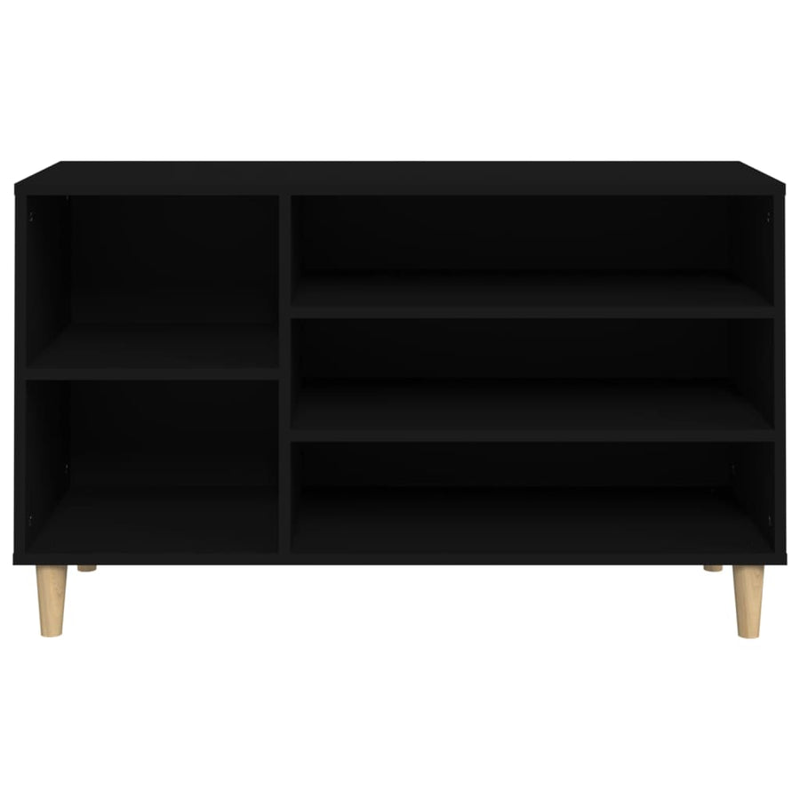 Schoenenkast 102X36X60 Cm Bewerkt Hout Zwart