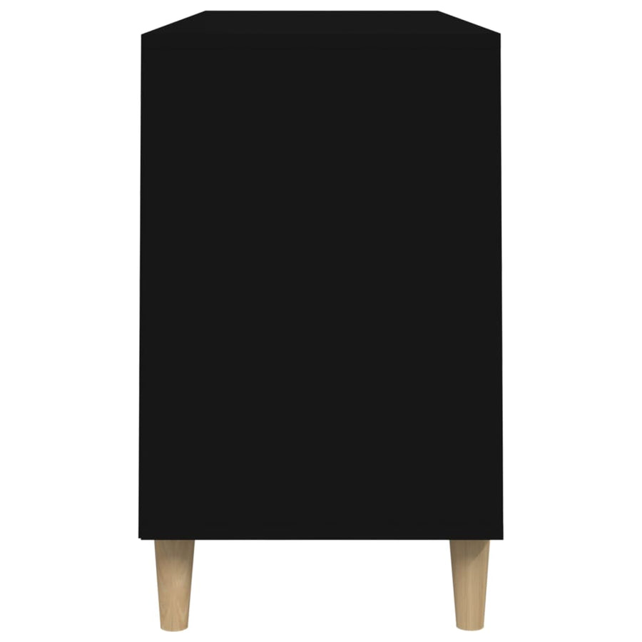 Schoenenkast 102X36X60 Cm Bewerkt Hout Zwart