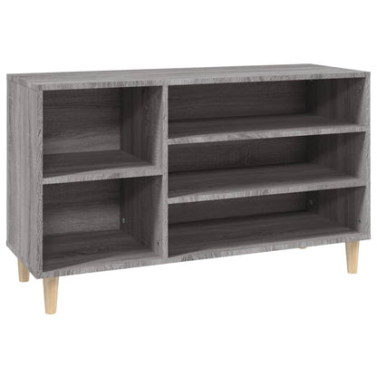 Schoenenkast 02X36X60 Cm Bewerkt Hout Sonoma Grijs Grijs sonoma