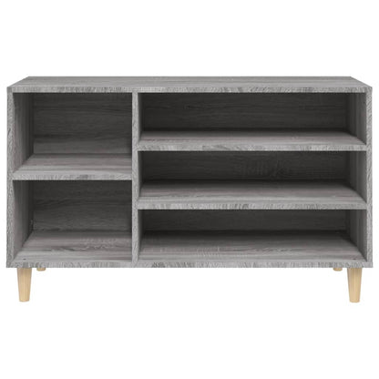 Schoenenkast 02X36X60 Cm Bewerkt Hout Sonoma Grijs Grijs sonoma