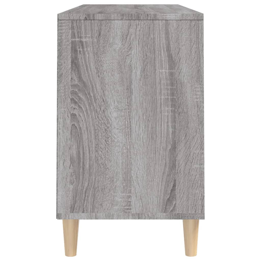 Schoenenkast 02X36X60 Cm Bewerkt Hout Sonoma Grijs Grijs sonoma