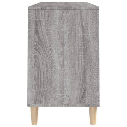 Schoenenkast 02X36X60 Cm Bewerkt Hout Sonoma Grijs Grijs sonoma