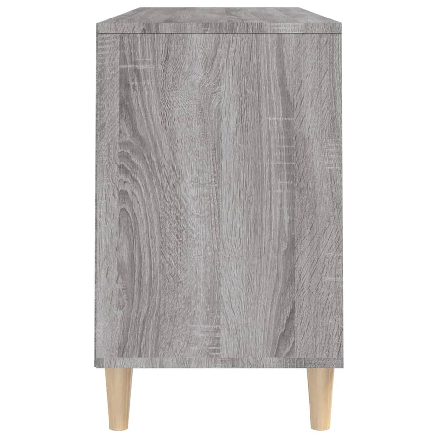 Schoenenkast 02X36X60 Cm Bewerkt Hout Sonoma Grijs Grijs sonoma