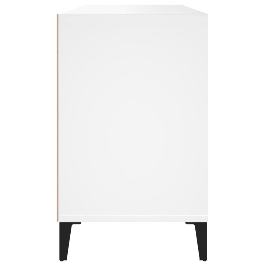 Schoenenkast 102X36X60 Cm Bewerkt Hout Wit
