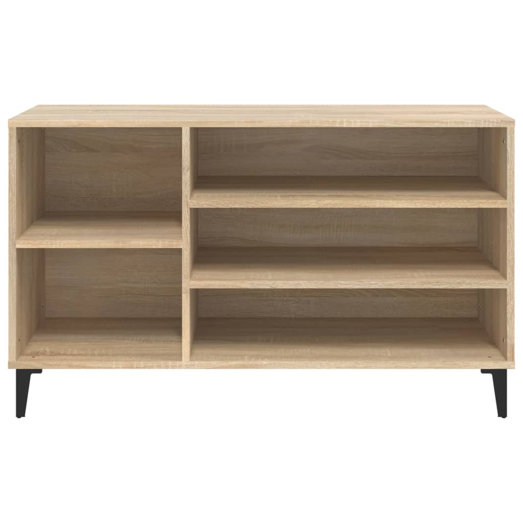 Schoenenkast 102X36X60 Cm Bewerkt Hout Sonoma Eikenkleurig