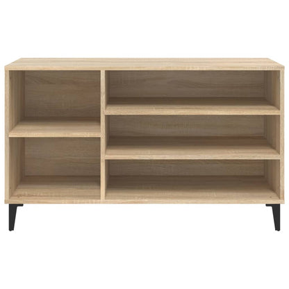 Schoenenkast 102X36X60 Cm Bewerkt Hout Sonoma Eikenkleurig