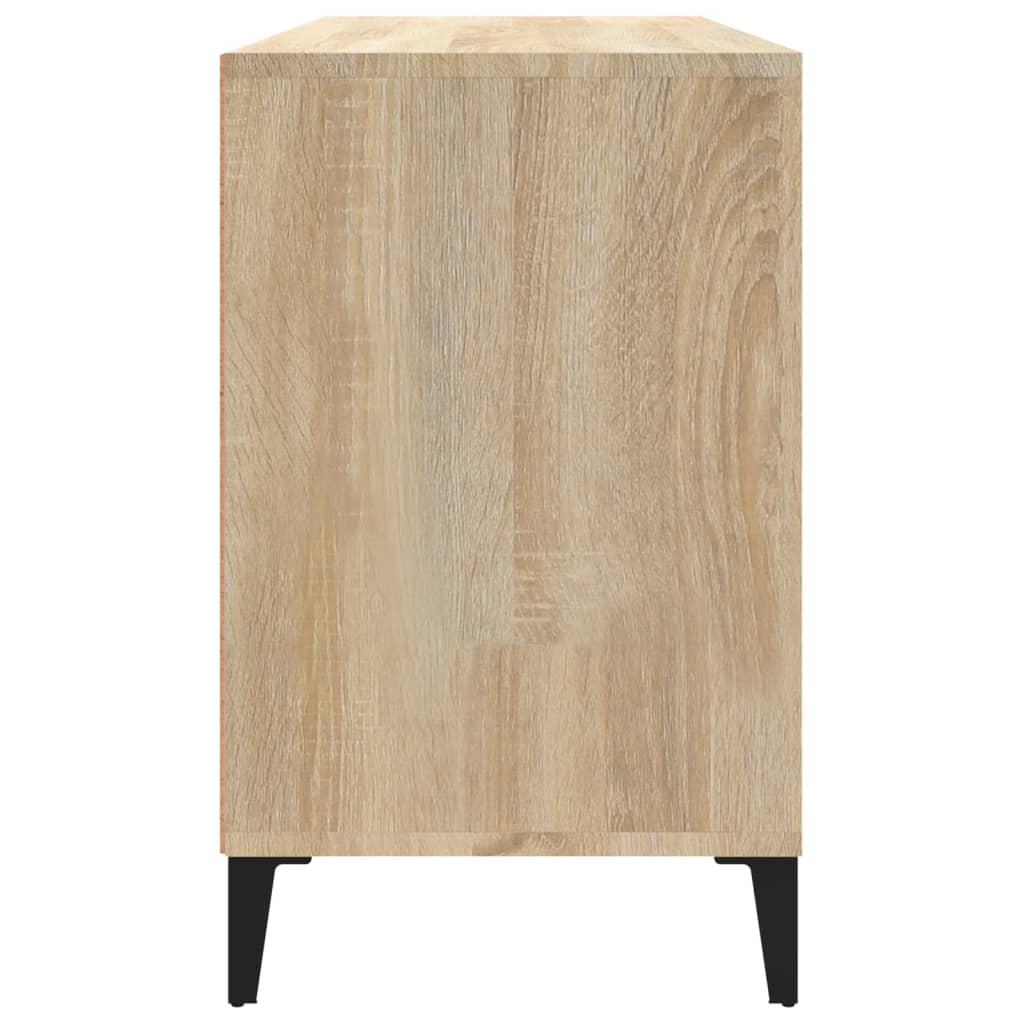 Schoenenkast 102X36X60 Cm Bewerkt Hout Sonoma Eikenkleurig