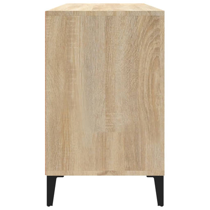 Schoenenkast 102X36X60 Cm Bewerkt Hout Sonoma Eikenkleurig