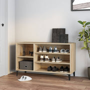 Shoe cabinet 102x36x60 cm engineered wood Sonoma oak