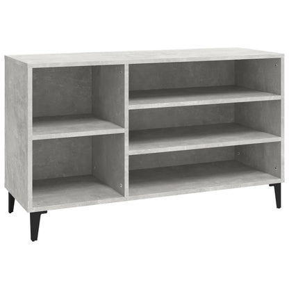 Schoenenkast 02X36X60 Cm Bewerkt Hout Betongrijs