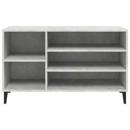 Schoenenkast 02X36X60 Cm Bewerkt Hout Betongrijs