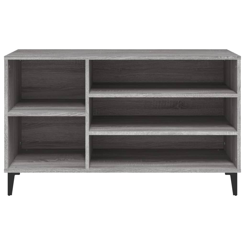 Schoenenkast 02X36X60 Cm Bewerkt Hout Sonoma Grijs Grijs sonoma