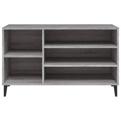 Schoenenkast 02X36X60 Cm Bewerkt Hout Sonoma Grijs Grijs sonoma