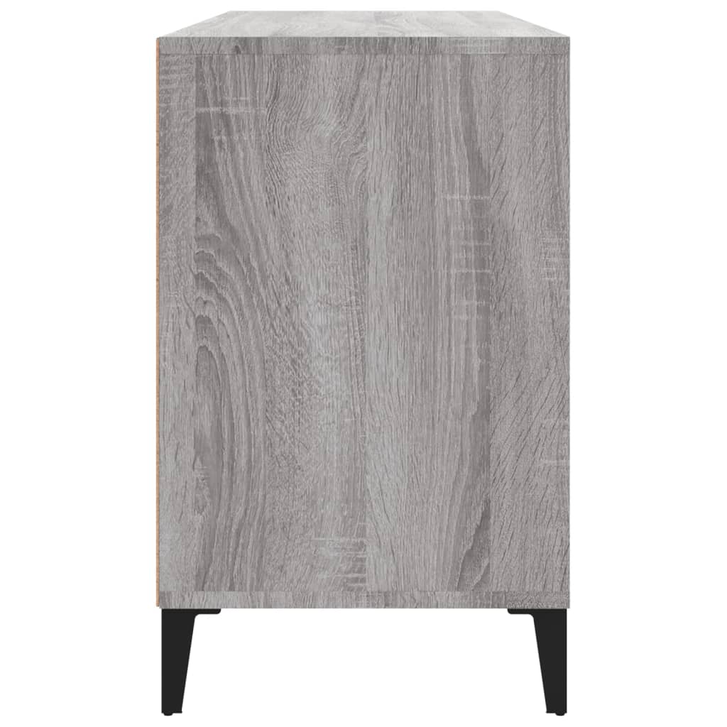 Schoenenkast 02X36X60 Cm Bewerkt Hout Sonoma Grijs Grijs sonoma