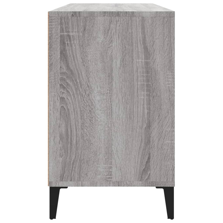 Schoenenkast 02X36X60 Cm Bewerkt Hout Sonoma Grijs Grijs sonoma