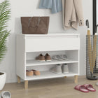 Schoenenkast 70x36x60 cm bewerkt hout wit