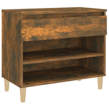 Schoenenkast 70X36X60 Cm Bewerkt Hout Kleurig Gerookt eiken