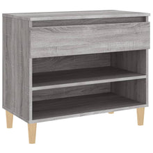 Schoenenkast 70X36X60 Cm Bewerkt Hout Sonoma Grijs