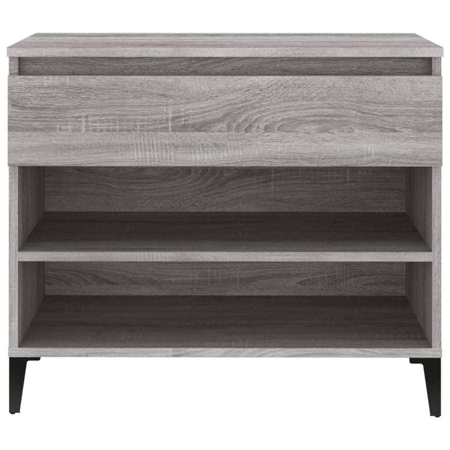 Schoenenkast 70X36X60 Cm Bewerkt Hout Sonoma Grijs