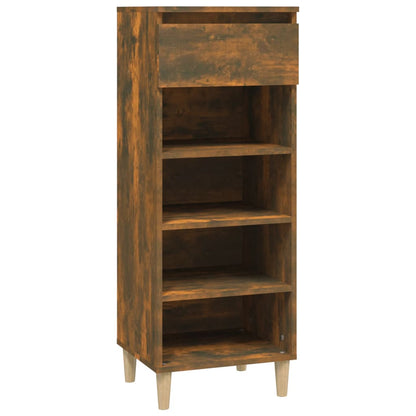 Schoenenkast 40X36X05 Cm Bewerkt Hout Kleurig Gerookt eiken