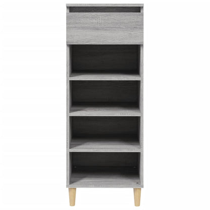 Schoenenkast 40X36X05 Cm Bewerkt Hout Grijs sonoma