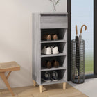 Shoe Cabinet 40x36x105 cm Engineered Wood Grey Sonoma