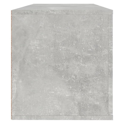 Wandschoenenkast 00X35X38 Cm Bewerkt Hout Betongrijs