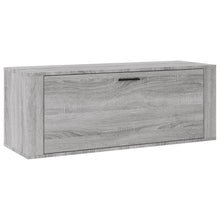 Wandschoenenkast 00X35X38 Cm Bewerkt Hout Grijs sonoma