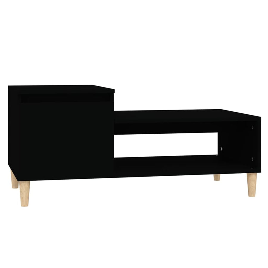 Salontafel 00X50X45 Cm Bewerkt Hout Zwart